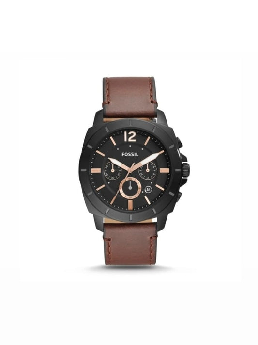 Fossil  Bq2380ie Privateer Chronoghraph Brown