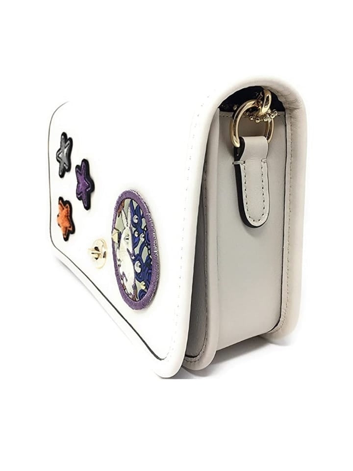 Coach F20913 Varsity Patchel Leather Penny Chalk