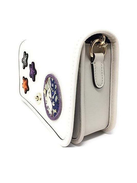 Coach F20913 Varsity Patchel Leather Penny Chalk