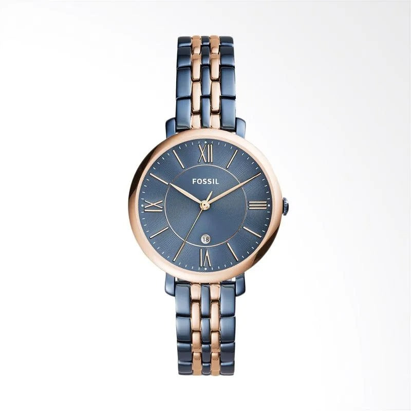 Fossil ES4321 Jacqueline Three Hand Date Two Tone Watch