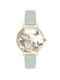 Olivia Burton Signature Florals Gold & Sage Watch