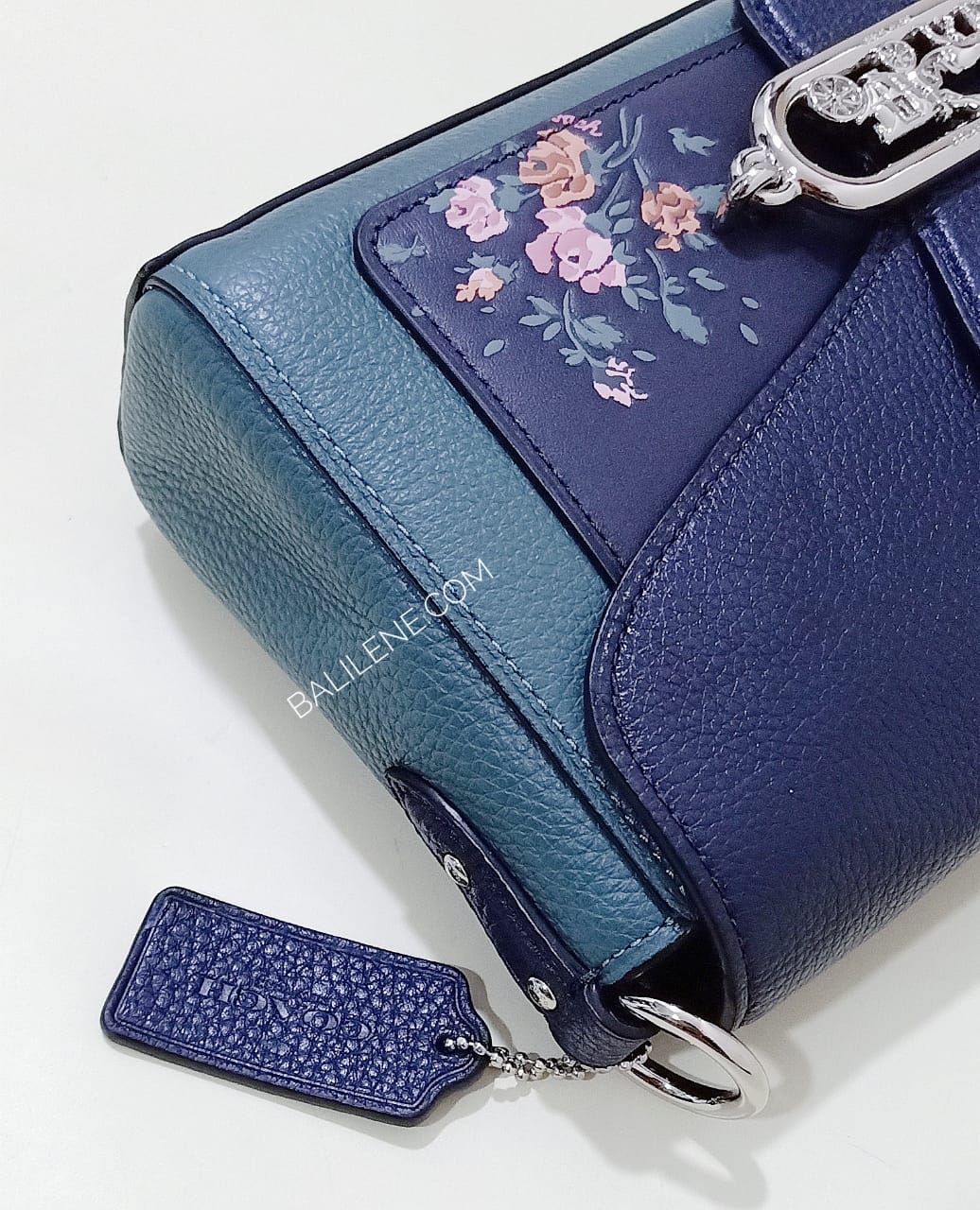 Coach 91024 Rose Bouqt Jade Shoulder Bag Midnight Multi
