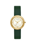 Tory Burch TBW6102 Womens Bailey Green Leather Strap Watch