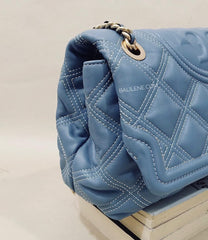 Tory Burch 64421 Fleming Soft Medium Convertible Shoulder Bluewood