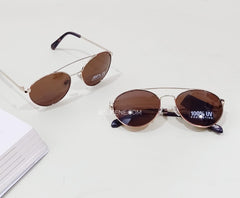 Fossil FM119 Sunglasess Gold Tortoise