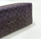 Coach F76636 Signature Town Tote Brown Black