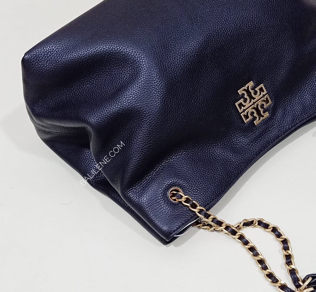 Tory Burch 60396 Britten Triple Compartment Tote Black