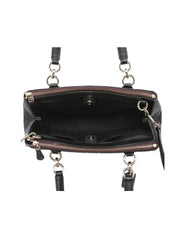 Coach f58291 Small Christie Carryall In Signature Imitation Brown Black