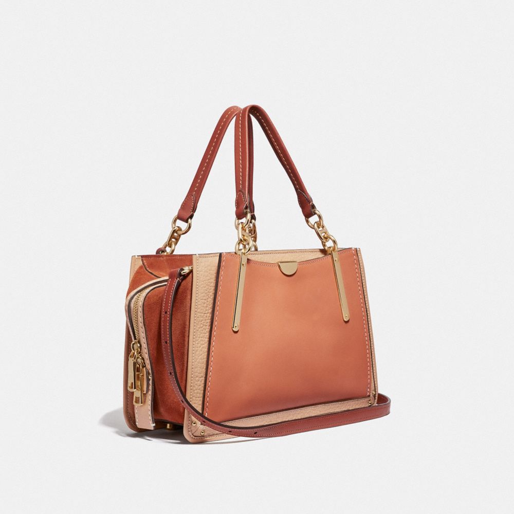 Coach 31633 Colorblock Dreamer Satchel Sunrise Multi-gold