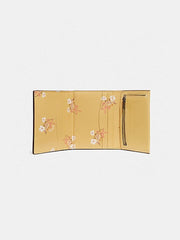 Coach F27100 Small Wallet Trifold Sunflower