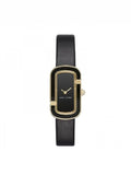 Marc Jacobs MJ1566 The Jacobs Black Leather Strap Gold Trim