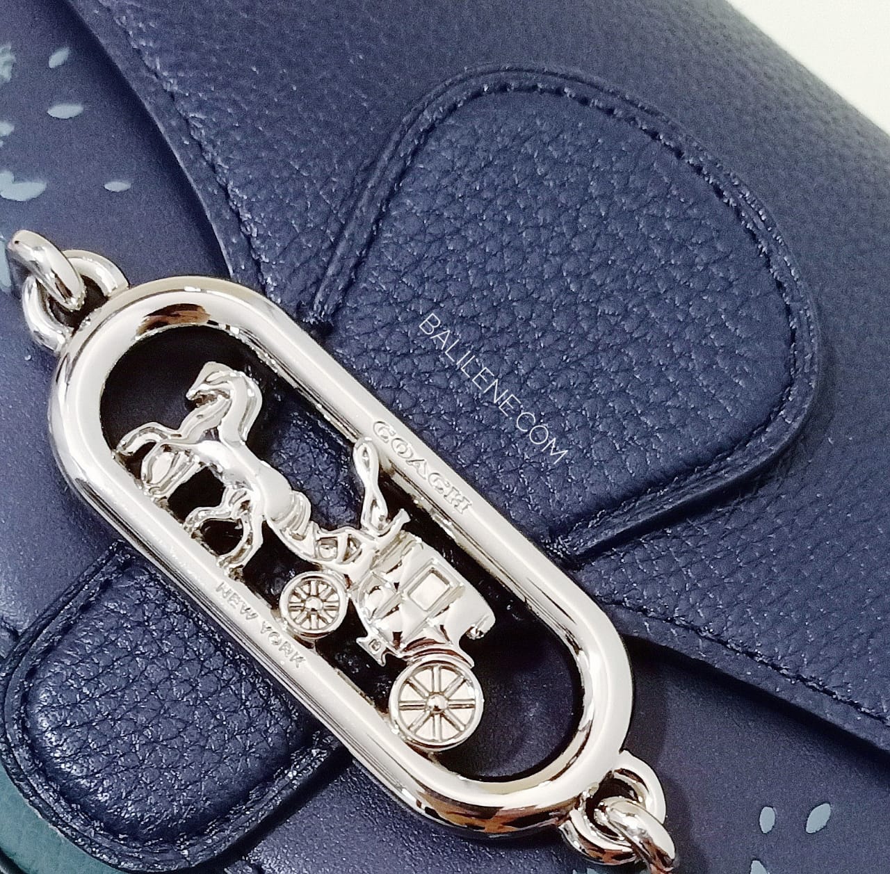 Coach 91024 Rose Bouqt Jade Shoulder Bag Midnight Multi