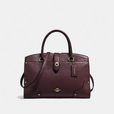 Coach F37575 Grain Mercer 30 Satchel Oxblood