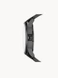 Fossil Bq2220 Flynn Mechanical Black-tone Stainless Steel Watch