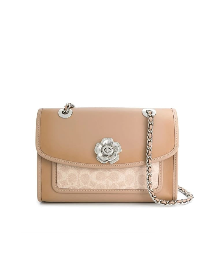 Coach 89112 Parker With Signature Sand Taupe