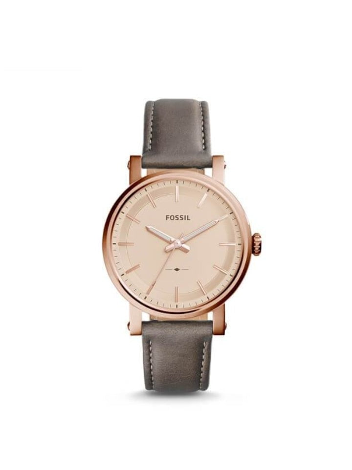 Fossil ES4180 Original Boyfriend Sport Three-hand Gray Leather Watch