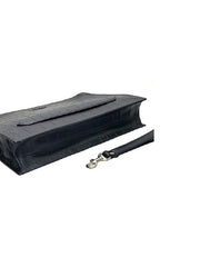 Coach F73151 Structured Pouch Croco Embosed Black