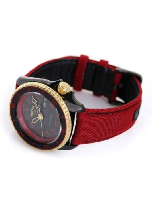 Seiko SRPF20K1 5 Sports x Street Fighter V Red