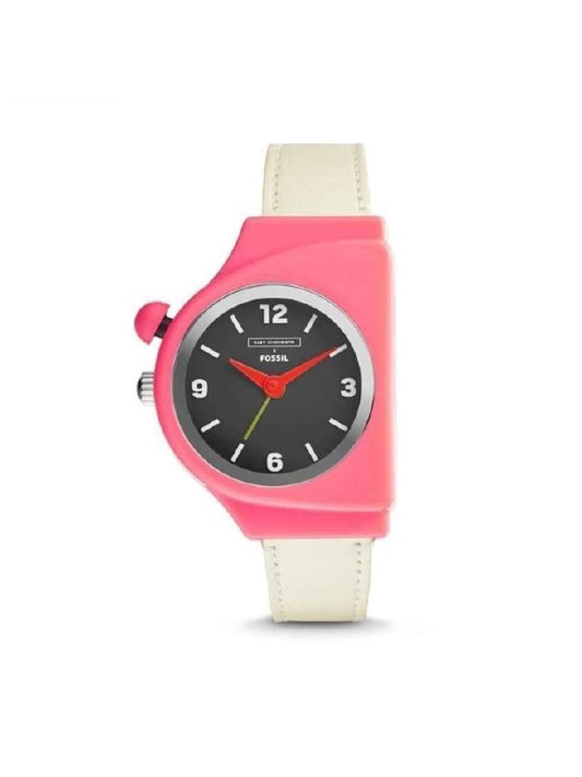 Fossil Ekw1005 Eley Kishimoto Pink White Leather