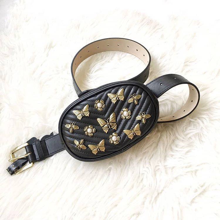 Steve Madden W Bugged Belt Bag Black