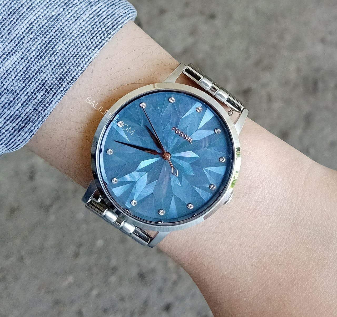 Fossil ES4309 Vintage Muse Grey Dial Stainless Steel