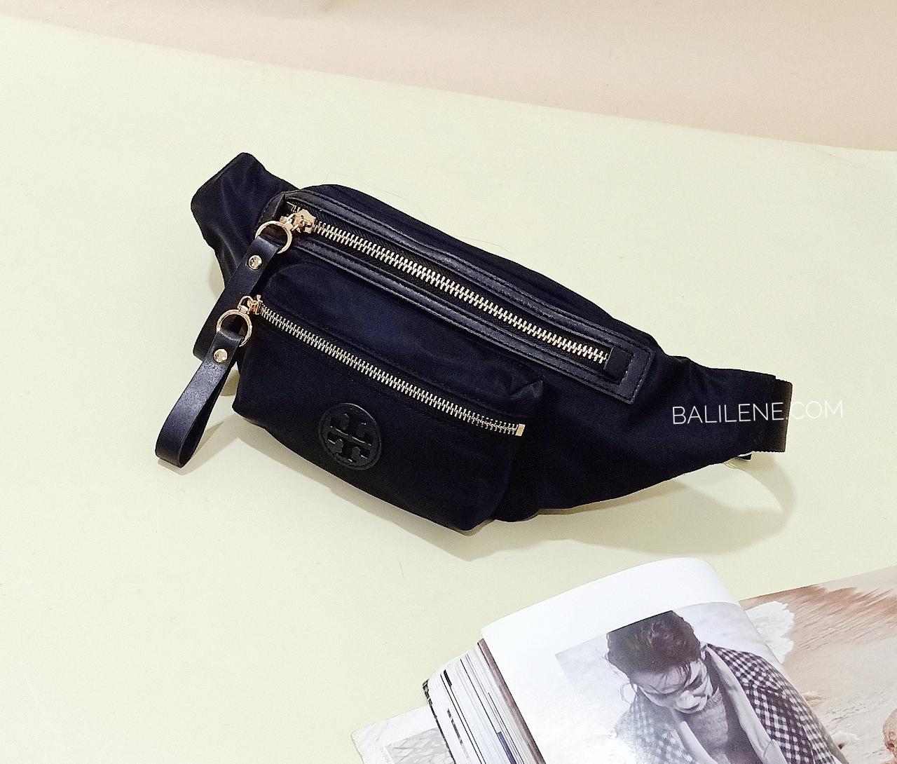 Tory Burch 60387 Nylon Belt Bag Black