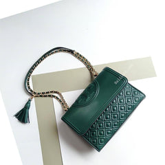 Tory Burch 31382 Fleming Small Convertible Shoulder Bag Norwood