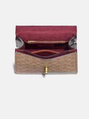 Coach 79274 Parker Top Handle Sig Tan Dusty Pink