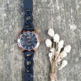 Coach W6044 Maddy Rubber Strap Black