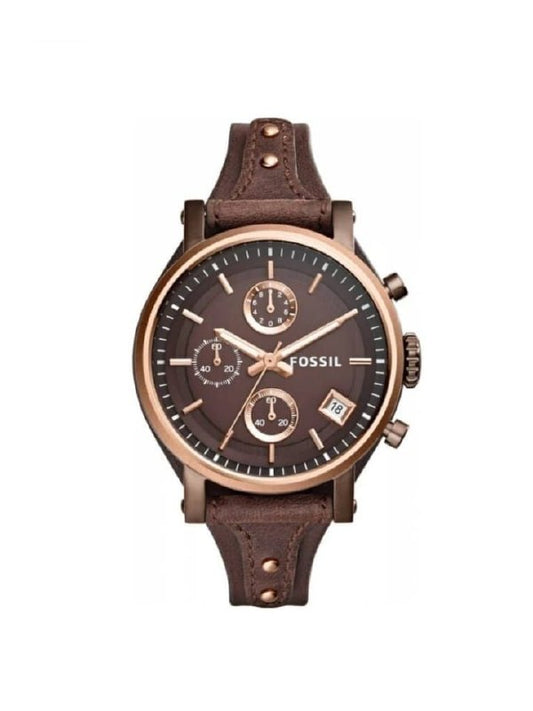 Fossil Es4286 Original Boyfriend Chronograph Full Brown