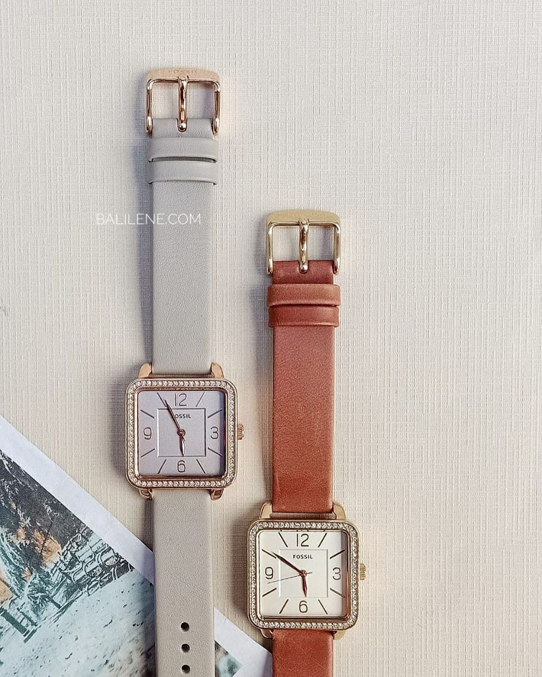 Fossil Bq3369ie Shiloh Three-hand Brown Leather Watch