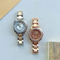 Coach Boyfriend Mini Rose Gold Tone Bracelet Watch