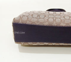 Coach f27582 canvas Small Kelsey Khaki Brown