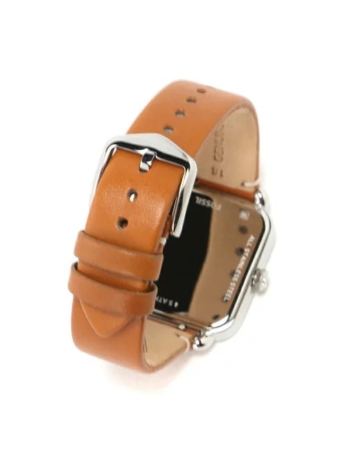 Fossil Es4253 Micah Three Hand Sage Tan Leather Watch