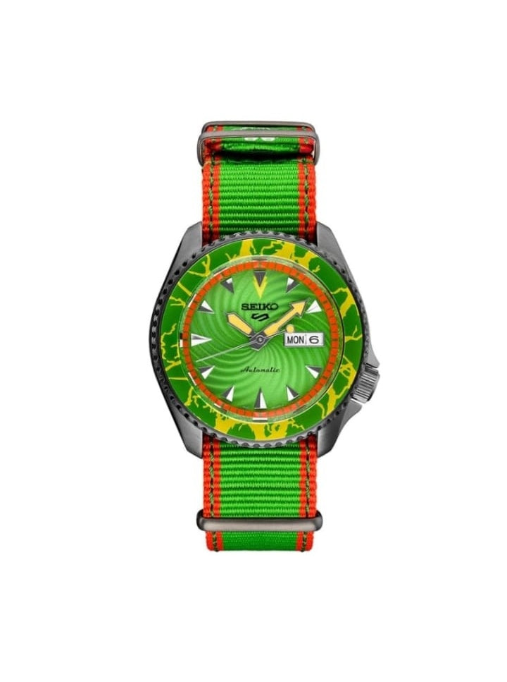 Seiko SRPF23K1 5 Sports x Street Fighter V Green