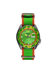Seiko SRPF23K1 5 Sports x Street Fighter V Green