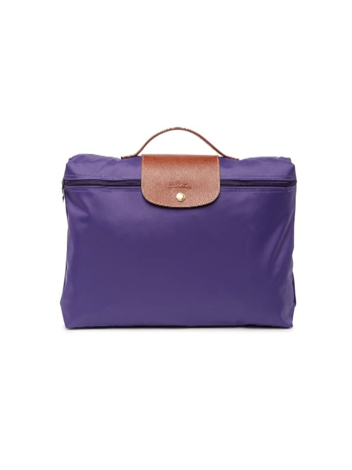 すぐ届く！国内発 Longchamp*LE PLIAGE 紫*ブリーフケース*PC すぐ届く！国内発 Longchamp*LE PLIAGE 紫*ブリーフケース*PC