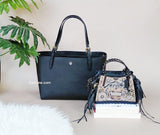 Tory Burch 49127 Emerson Small Buckle Tote Black