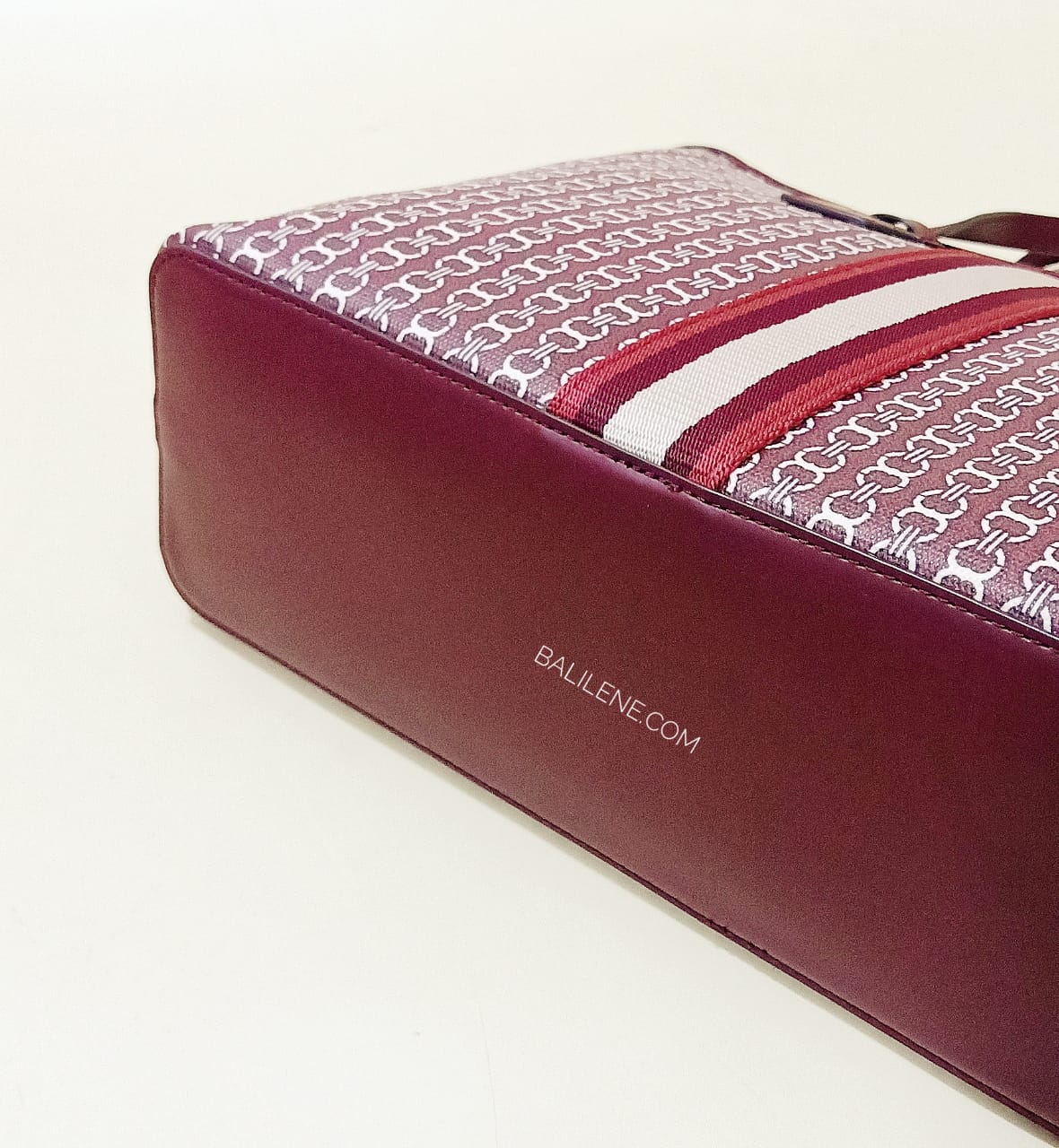 Tory Burch 53304 Gemini Link Small Tote Royal Burgundy