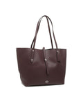Coach F58849 Market Tote Pabbled Leather Oxblood