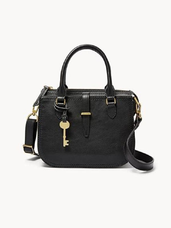 Fossil Zb7587001 Ryder Mini Satchel Black Balilene