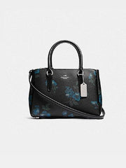 Coach F88562 Mini Surrey Floral Blue Black Multi