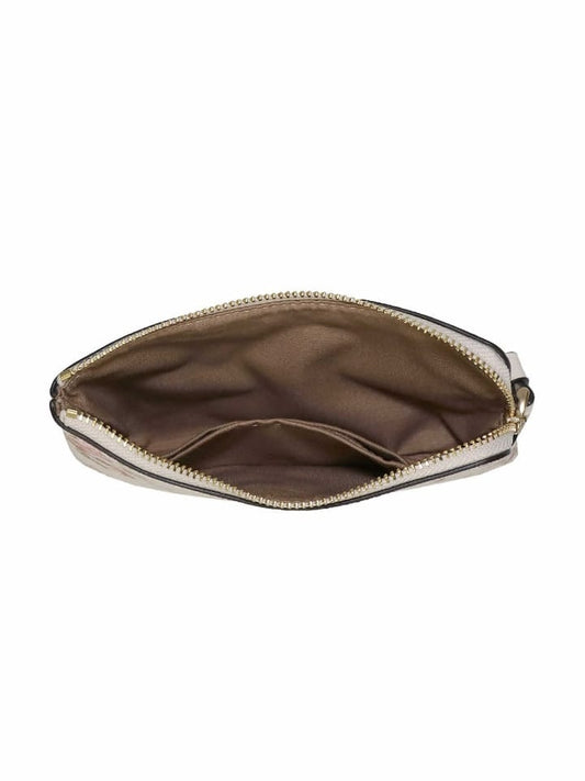 Coach 91781 Rose Bouqt Corner Zip Chalk Multi