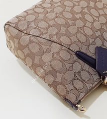 Coach f27582 canvas Small Kelsey Khaki Brown