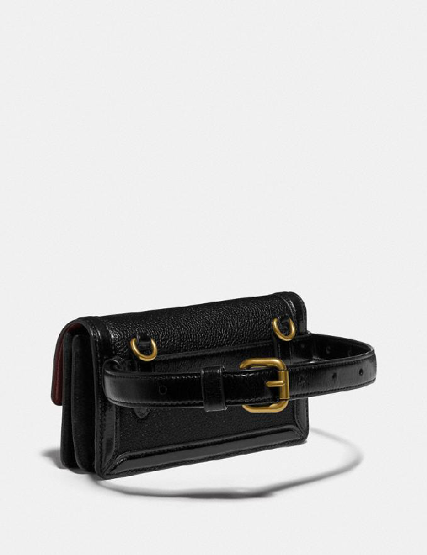 Coach 79668 Riley Convertible Belt Bag Black