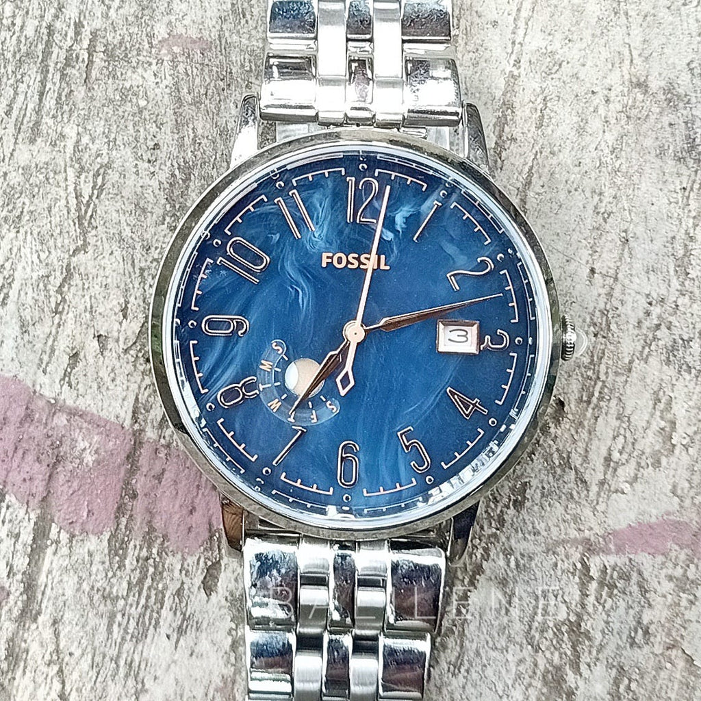 Fossil ES3994 Vintage Muse Blue Dial Ladies Watch