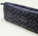 Coach F57842 Signature Drawstring Carryall Black Smoke