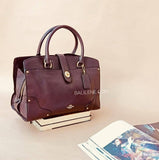 Coach F37575 Grain Mercer 30 Satchel Oxblood