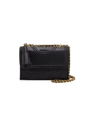 Tory Burch 43834 Fleming Small Shoulder Bag Black