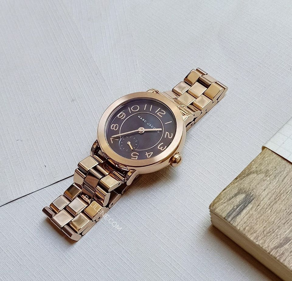 Marc Jacobs MJ3489 Riley Rose Gold Stainless Steel Bracelet